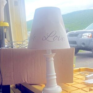 Elegant White Table Lamp